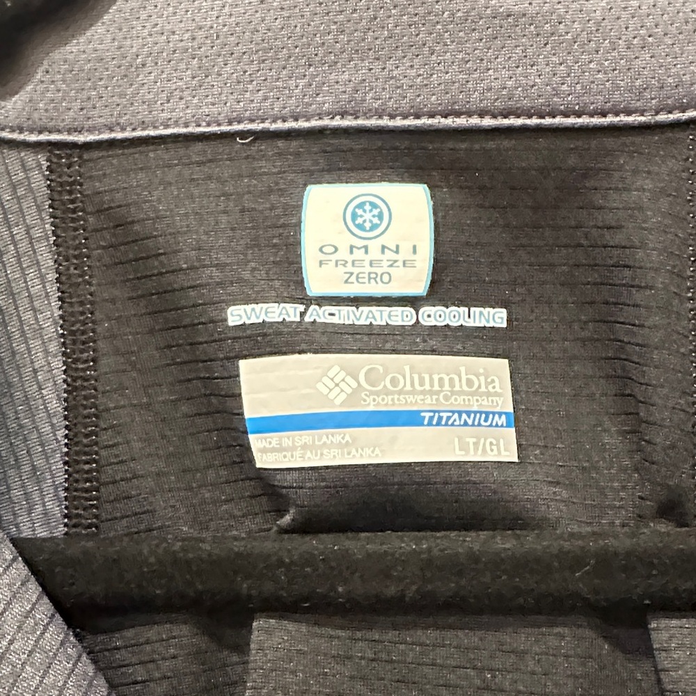 Columbia Titanium Omni-Freeze Light Weight Jacket - Dark Gray - Picture 2 of 4